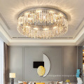 Stainless Steel Crystal Modern LED Ceiling Light